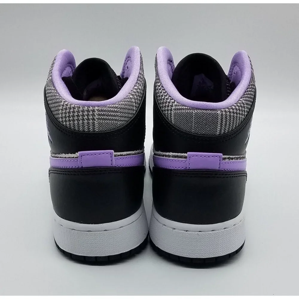 Jordan 1 Mid SE 'Houndstooth' (GS) DC7226-015 - Picture 6 of 10